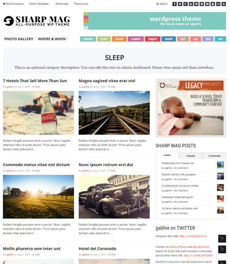 Category Template: Gallery