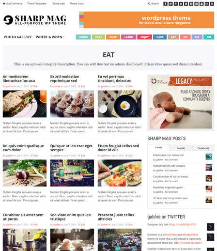 Category Template: Gallery