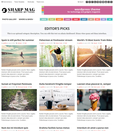 Category Template: Gallery