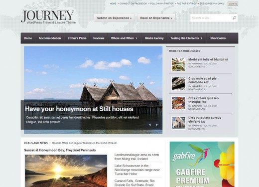 Journey theme screenshot